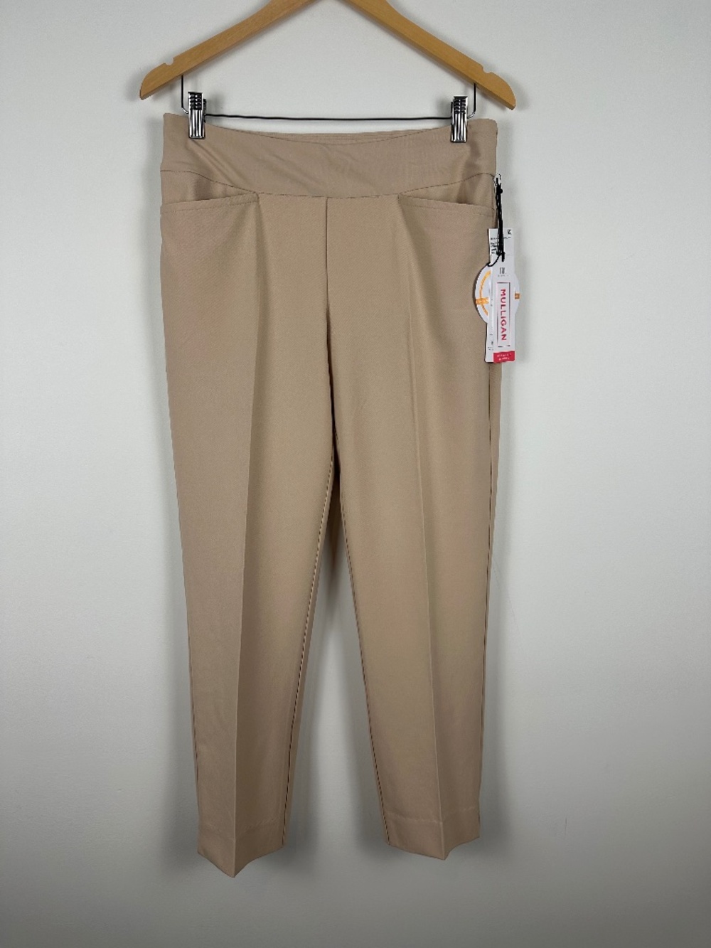 NWT Tail Mulligan Golf Ankle Pants Sand Pull-On Stretch Size 10